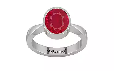 Sterling Silver Ruby Ring Limited Quality (R9)