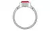 Sterling Silver Ruby Ring Prime Quality (R9)