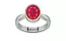 Sterling Silver Ruby Ring Prime Quality (R9)