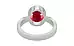 Sterling Silver Ruby Ring Rare Quality (R9)