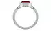 Sterling Silver Ruby Ring Rare Quality (R9)