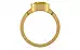 Gold Thailand Yellow Sapphire Ring Limited Quality (R9)