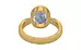 Gold Ceylon Blue Sapphire Ring Fine Quality (R9)