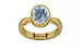 Gold Ceylon Blue Sapphire Ring Fine Quality (R9)