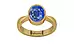 Gold Ceylon Blue Sapphire Ring Limited Quality (R9)