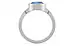 Sterling Silver Ceylon Blue Sapphire Ring Prime Quality (R9)