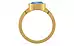 Gold Ceylon Blue Sapphire Ring Prime Quality (R9)