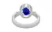 Sterling Silver Ceylon Blue Sapphire Ring Rare Quality (R9)