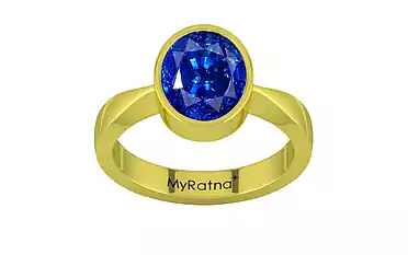 Panchdhatu Ceylon Blue Sapphire Ring Rare Quality (R9)