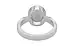 Sterling Silver Ceylon White Sapphire Ring Fine Quality (R9)