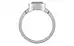 Sterling Silver Ceylon White Sapphire Ring Fine Quality (R9)