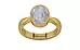 Gold Ceylon White Sapphire Ring Fine Quality (R9)