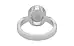 GoldCap Ceylon White Sapphire Ring Fine Quality (R9)