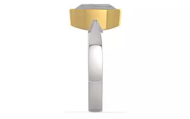 GoldCollet Ceylon White Sapphire Ring Fine Quality (R9)