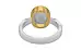 GoldCollet Ceylon White Sapphire Ring Fine Quality (R9)