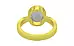Panchdhatu Ceylon White Sapphire Ring Fine Quality (R9)
