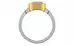 GoldCollet Ceylon White Sapphire Ring Limited Quality (R9)