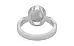Sterling Silver Ceylon White Sapphire Ring Prime Quality (R9)