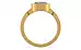 Gold Ceylon White Sapphire Ring Prime Quality (R9)