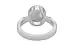 GoldCap Ceylon White Sapphire Ring Prime Quality (R9)
