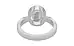 Sterling Silver Ceylon White Sapphire Ring Rare Quality (R9)