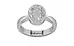 Sterling Silver Ceylon White Sapphire Ring Rare Quality (R9)
