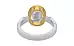 GoldCollet Ceylon White Sapphire Ring Rare Quality (R9)