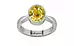 Sterling Silver Ceylon Yellow Sapphire Ring Rare Quality (R9)