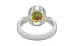 Sterling Silver Ceylon Yellow Sapphire Ring Rare Quality (R9)