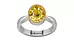 GoldCap Ceylon Yellow Sapphire Ring Rare Quality (R9)