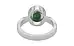 Sterling Silver Emerald Ring Fine Quality (R9)