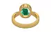 Gold Emerald Ring Rare Quality (R9)