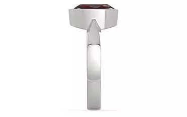 Sterling Silver Hessonite Garnet Ring Fine Quality (R9)