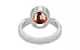 Sterling Silver Hessonite Garnet Ring Limited Quality (R9)