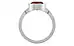 Sterling Silver Hessonite Garnet Ring Limited Quality (R9)