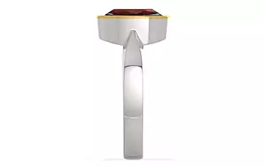 GoldCap Hessonite Garnet Ring Prime Quality (R9)
