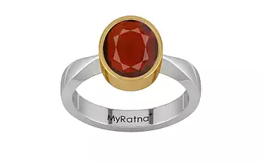 GoldCollet Hessonite Garnet Ring Prime Quality (R9)