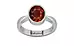 Sterling Silver Hessonite Garnet Ring Rare Quality (R9)