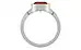 GoldCap Hessonite Garnet Ring Rare Quality (R9)
